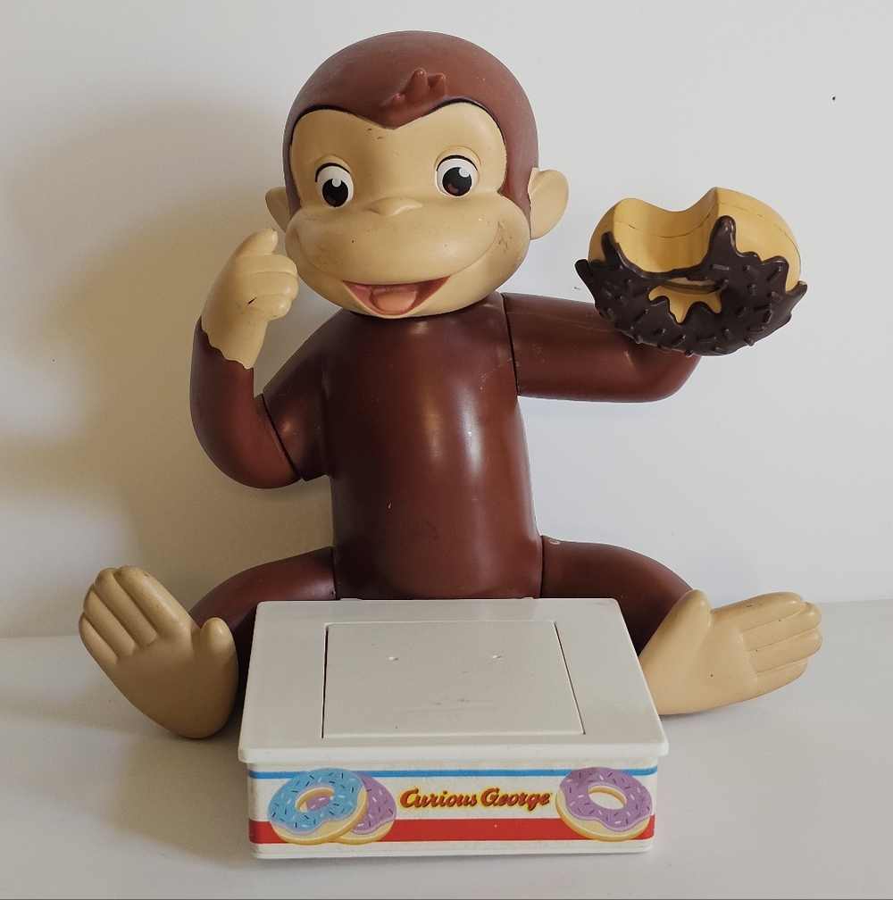 RARE Curious George PBS Kids Educational Toy 2006 (Incomplete)